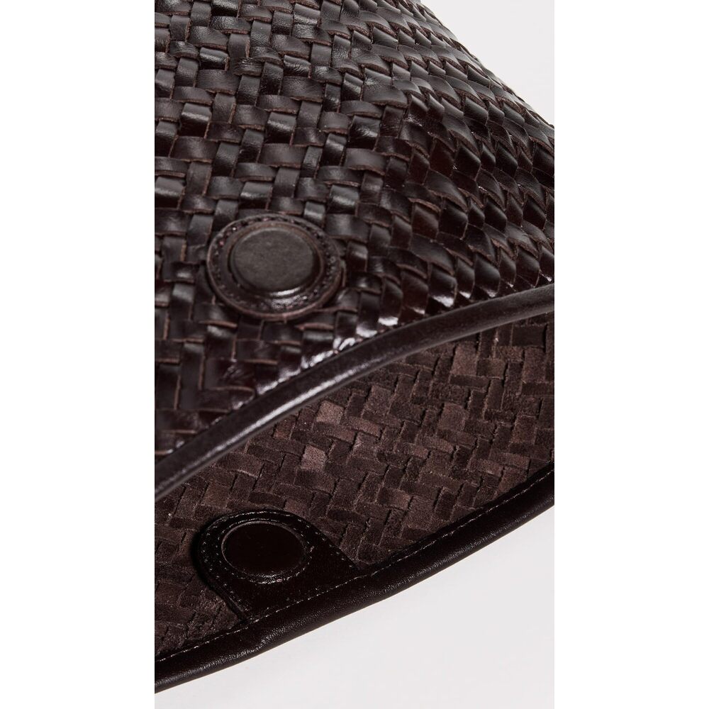 5008 Woven Shoulder Bag, Coffee Bean, One Size - Picture 5 of 5